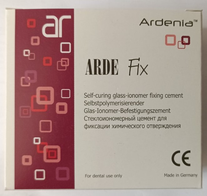 Arde Fix (Арде Фікс) 24г+10г склоіономерний цемент для фіксацій Ardenia