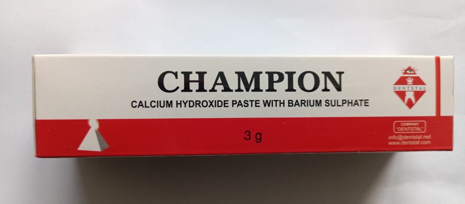 Champion calcium hydroxide paste wiht barium sulphate