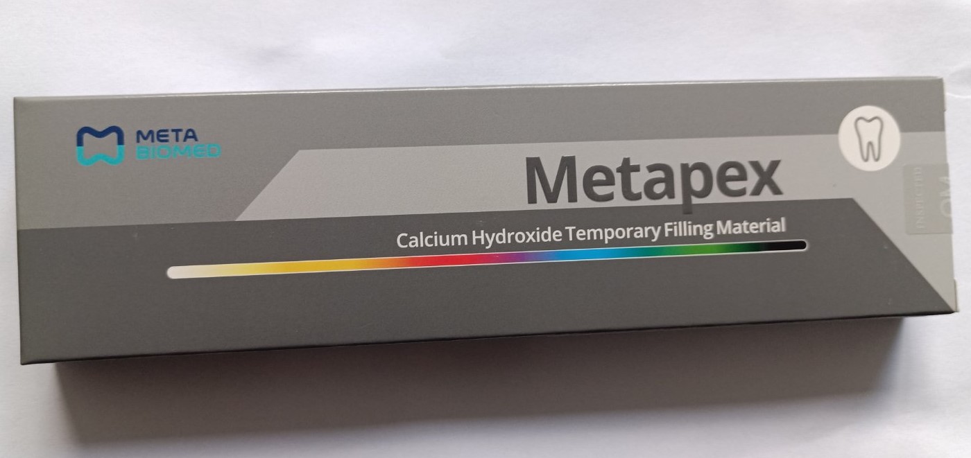 Метапекс (Metapex), гидроокись кальция с йодоформом для каналов, шприц 2.2г
