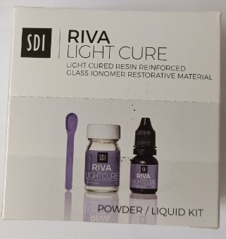 Riva Light Cure (SDI), скляний іономерний пломбувальний матеріал, цемент легкого затвердіння (Riva LC), набір
